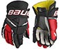 Produktbild Bauer M3 Supreme Eishockey Handschuhe Senior schwarz-rot