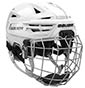 Produktbild Bauer Re-Akt 155 Helm Combo mit Gitter Bambini Weiß