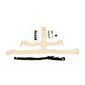 Produktbild CCM Torwart Backplate Strap & Druckknopf Ersatz Set Beige