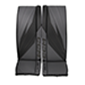 CCM AXIS F9 Torwartschiene Senior Schwarz-Grau