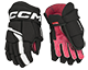 CCM NEXT Eishockey Handschuhe Bambini Schwarz-Wei