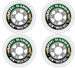 BASE Big Daddy Indoor Rollen 4er Set clear74A