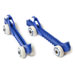 ROLLERGUARD Kufenschoner mit Rollen blau