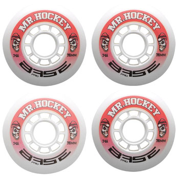 BASE Mr Hockey Indoor Pro Rollen 4er Set 74A