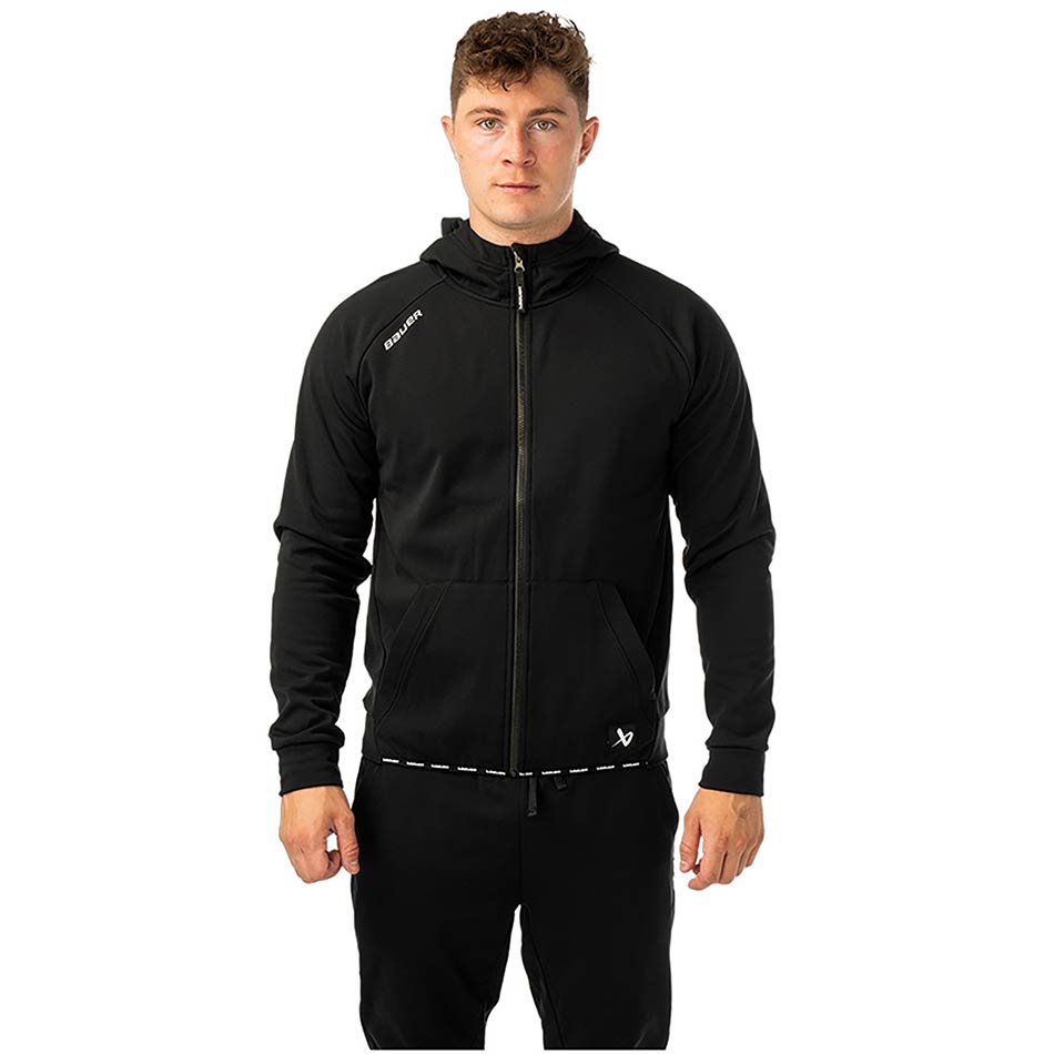 Produktbild Bauer Fleece Zip Hoodie Team - schwarz Senior