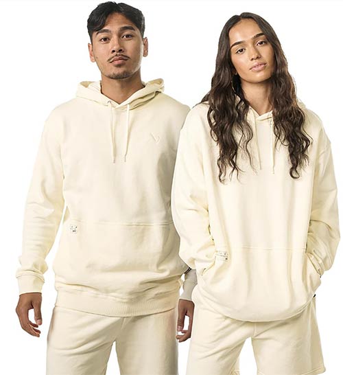 Bauer French Terry Hoodie Senior creme-wei