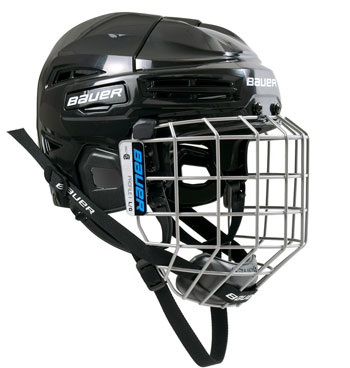 Bauer IMS 5.0 Helm Combo (inkl. Gitter) schwarz