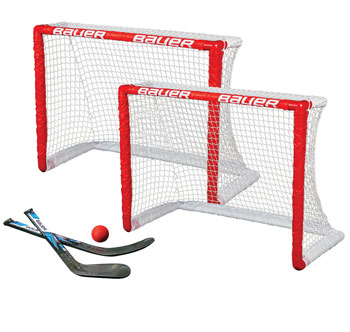 Bauer Knie Hockey Tor 2 x 30.5" inkl. Schlger u. einen Ball