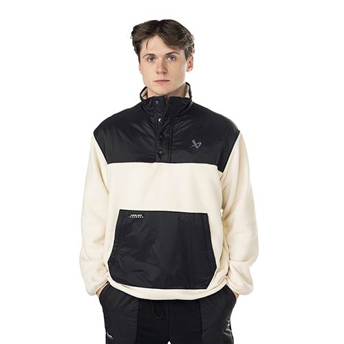 Produktbild Bauer Polarfleece Pullover Senior Schwarz-Cremefarben