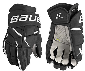 Bauer Supreme Mach Handschuhe Senior schwarz-wei