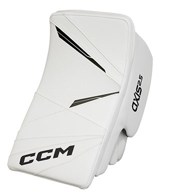 CCM AXIS 2.5 Stockhand / Blocker Junior weiss-schwarz