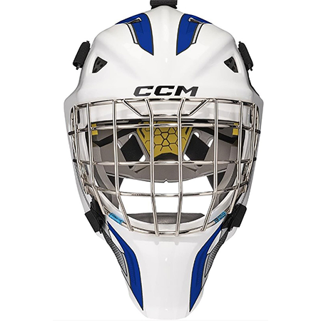 Produktbild CCM Axis F5 Bambini Torwartmaske Weiss-Royal