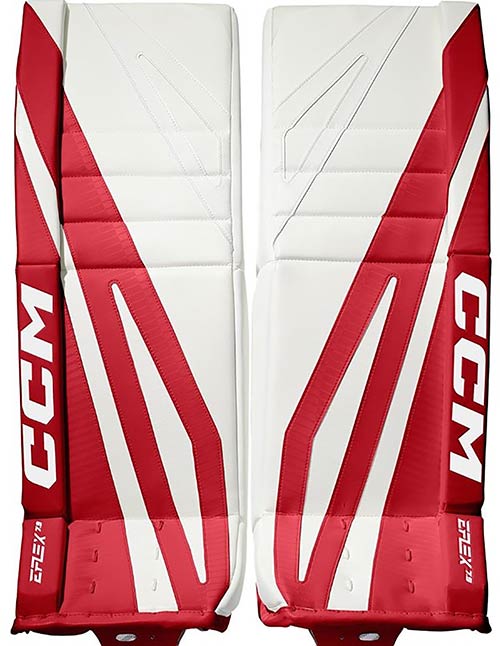 Produktbild CCM EFLEX 7.9 Torwartschiene Senior Detroit wei-rot