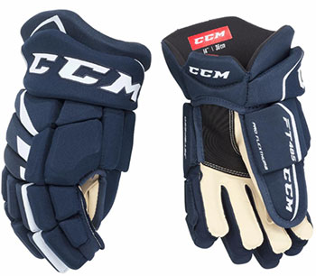 CCM Jetspeed FT485 Handschuhe Junior navy-wei