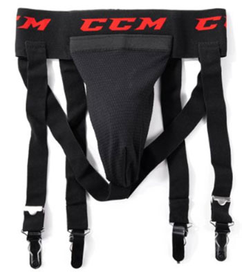 CCM Jock Combo 3in1 Tiefschutz mit Strapse Bambini