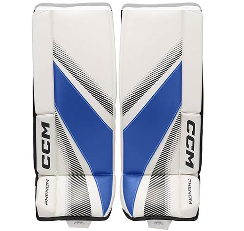 Produktbild CCM Phenom Junior Eishockey Torwart Schiene weiß-navy