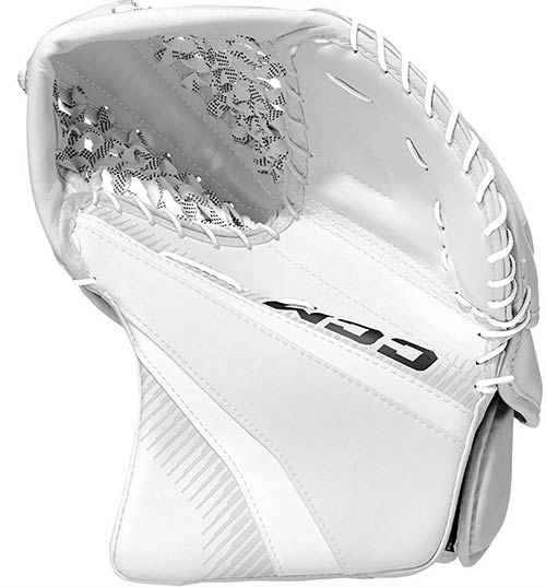 Produktbild CCM Phenom Torwart Fanghand Junior weiss