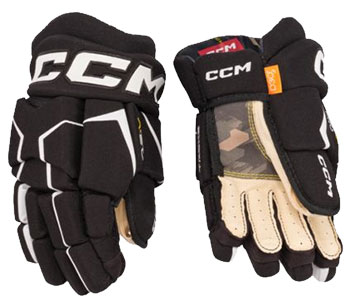 CCM Tacks AS-V Pro Eishockey Handschuhe Bambini schwarz-wei