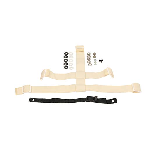 Produktbild CCM Torwart Backplate Strap & Druckknopf Ersatz Set Beige