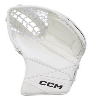 CCM Torwart Fanghand Axis 2.5 Junior Weiss-weiss