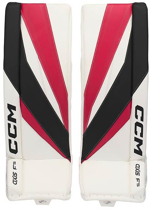 Produktbild CCM Torwartschiene AXIS F5 Junior Chicago wei-rot-schwarz