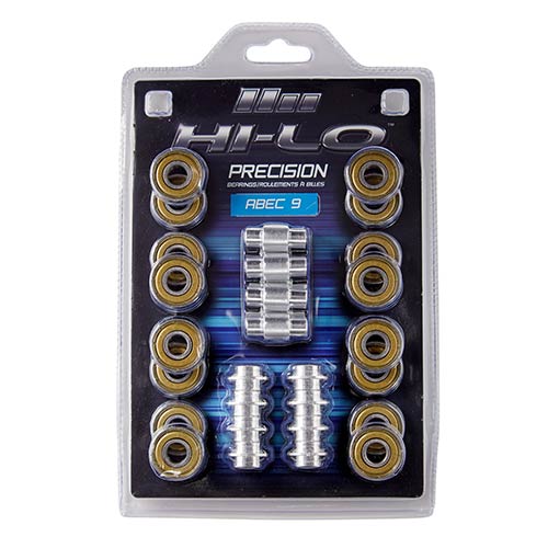 Produktbild Hi Lo Kugellager Abec 9 16er- Set inkl. Spacer