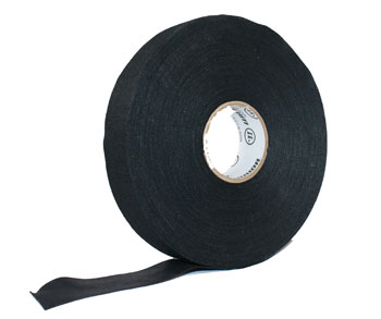 Leinenband Schlgertape fr Eishockey 50m x 25mm schwarz