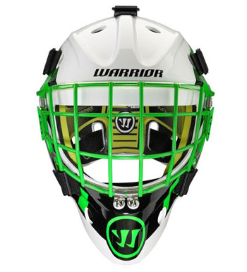 Warrior Ritual F1 Bambini Torwart Maske Neon/Grn/Weiss