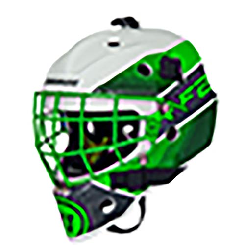 Produktbild Warrior Ritual F2 E Bambini Torwart Maske neongrün-weiss